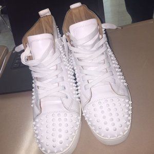 Louis allover spikes high top sneakers Christian L
